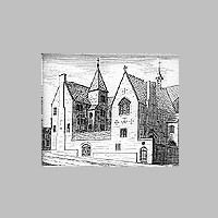 Drawing by Augustus Pugin, of his Bishop's House in Birmingham (Wikipedia).jpg